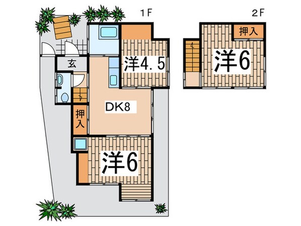 第二石倉ハイツの物件間取画像